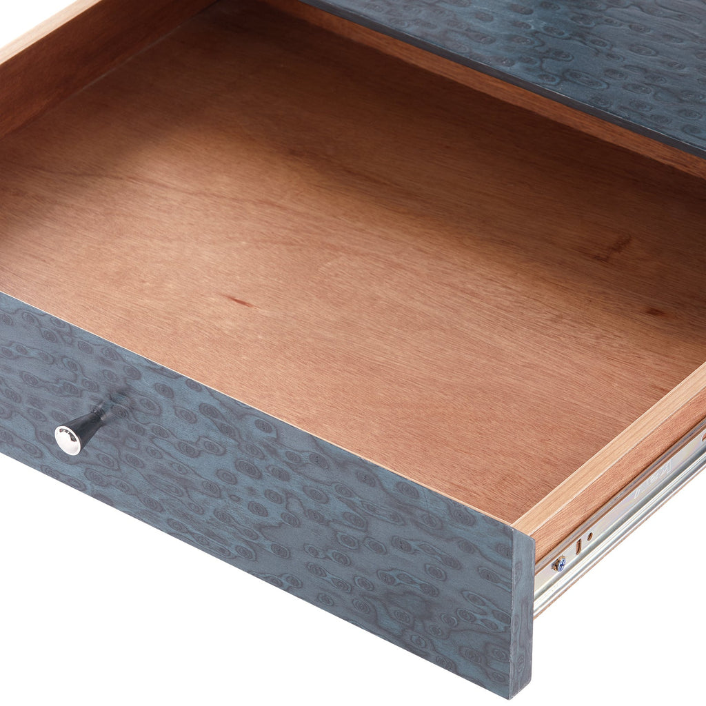 Alessandra 1-Drawer Side Table - Deep Navy