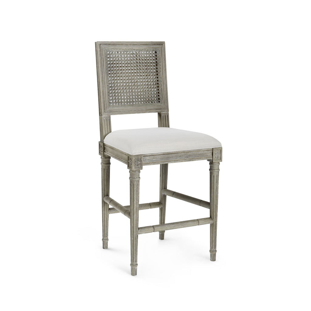 Annette Counter Stool - Soft Gray