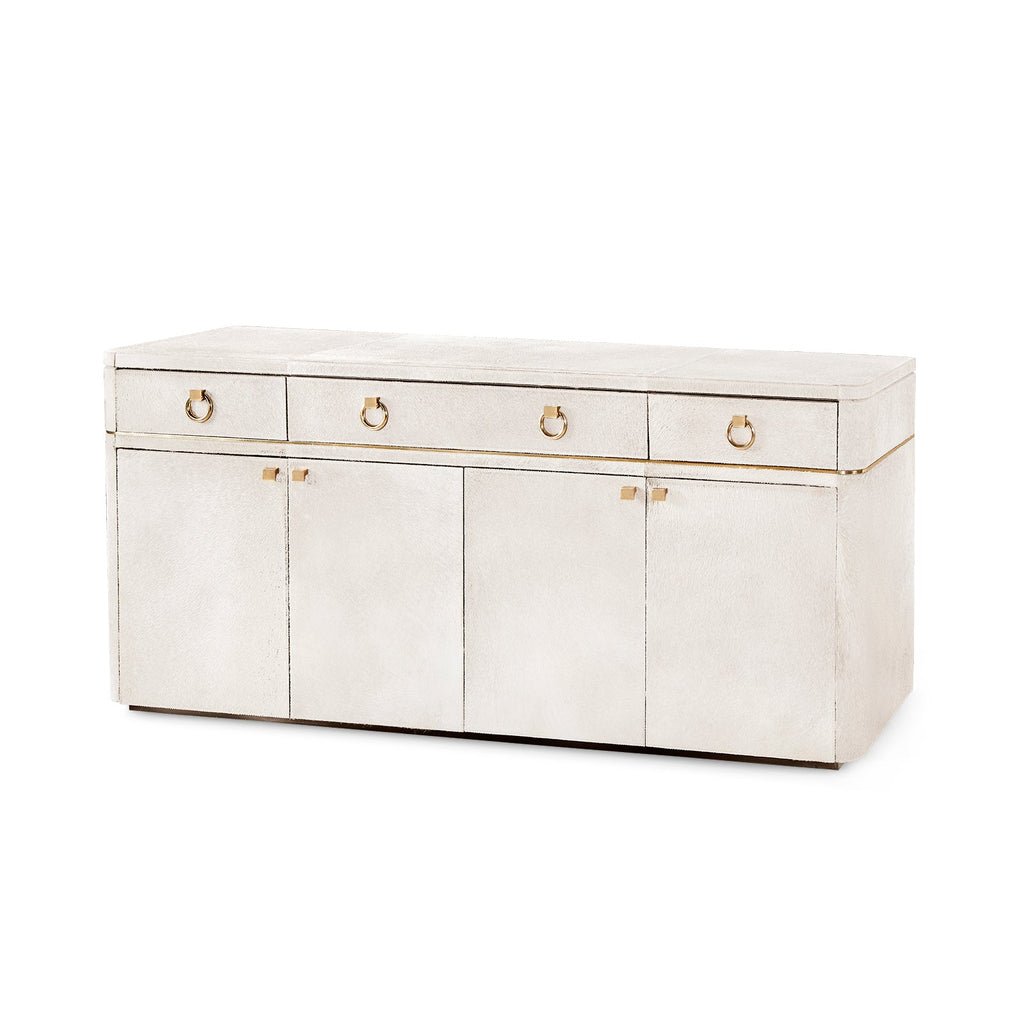 Andre 3-Drawer & 4-Door Cabinet - Ivory