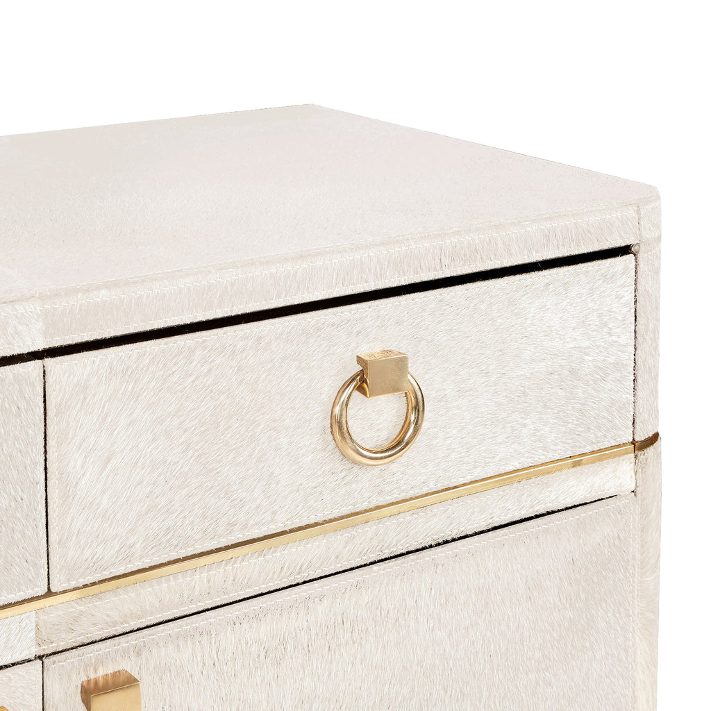 Andre 3-Drawer & 4-Door Cabinet - Ivory