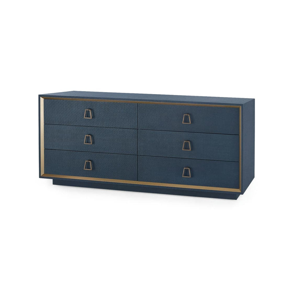 Ansel Extra Large 6-Drawer - Blue Steel