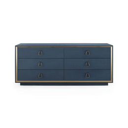 Ansel Extra Large 6-Drawer - Blue Steel