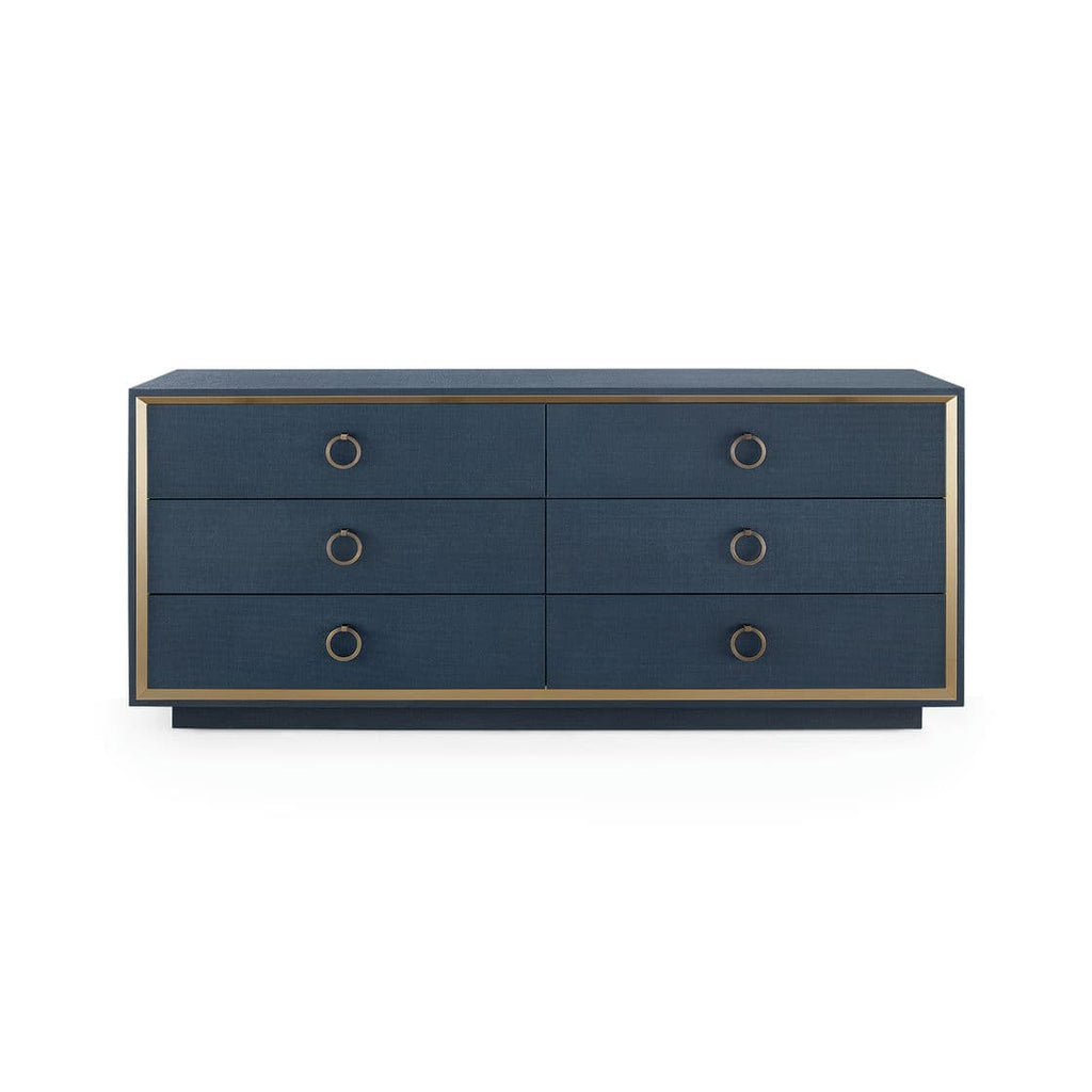 Ansel Extra Large 6-Drawer - Blue Steel