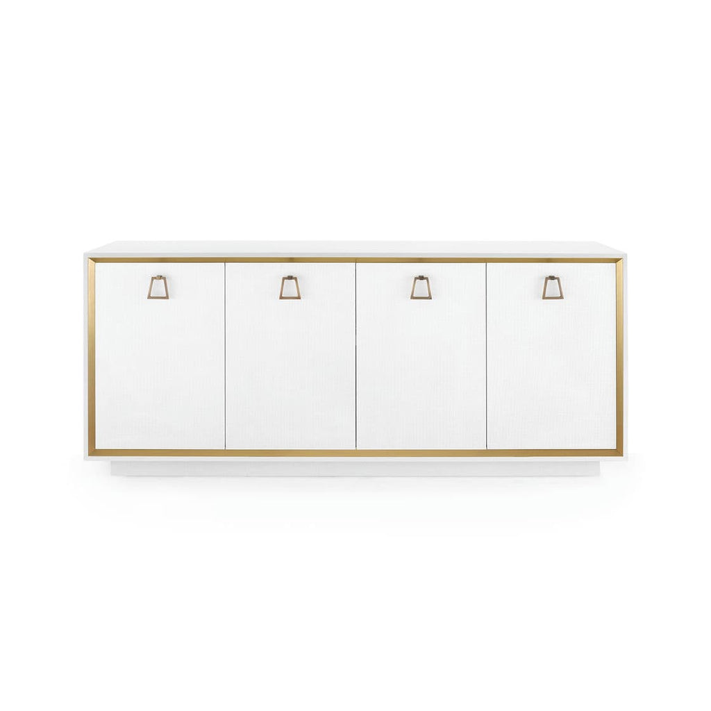 Ansel 4-Door Cabinet - Chiffon White