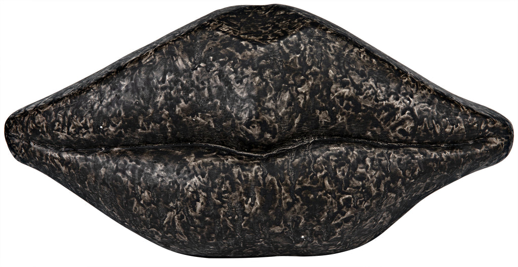 Lips, Black Fiber Cement