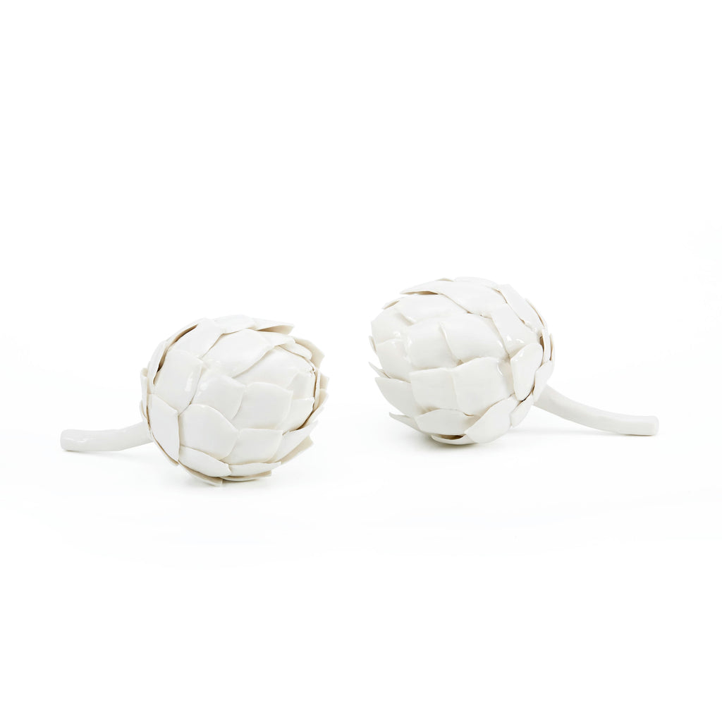 Artichoke Porcelain (Pair) - Blanc de Chine