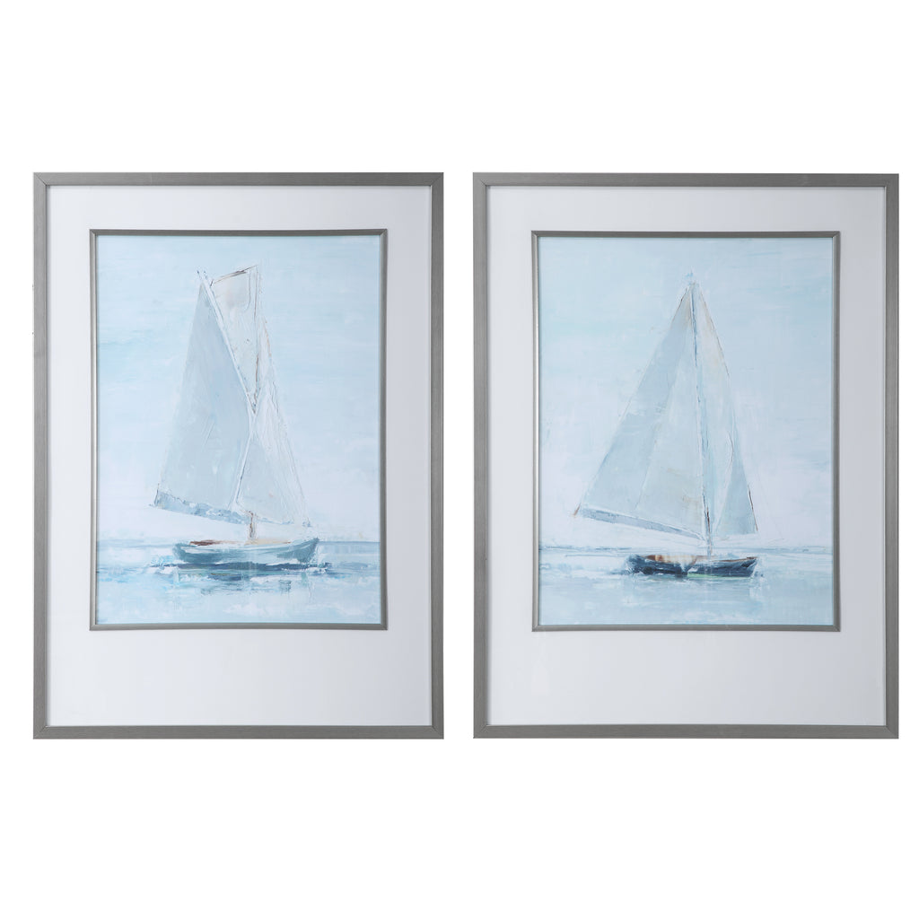 Seafaring Framed Prints, Set of 2