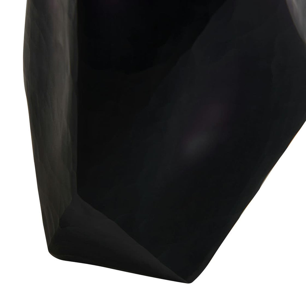 Asscher Vase - Aubergine