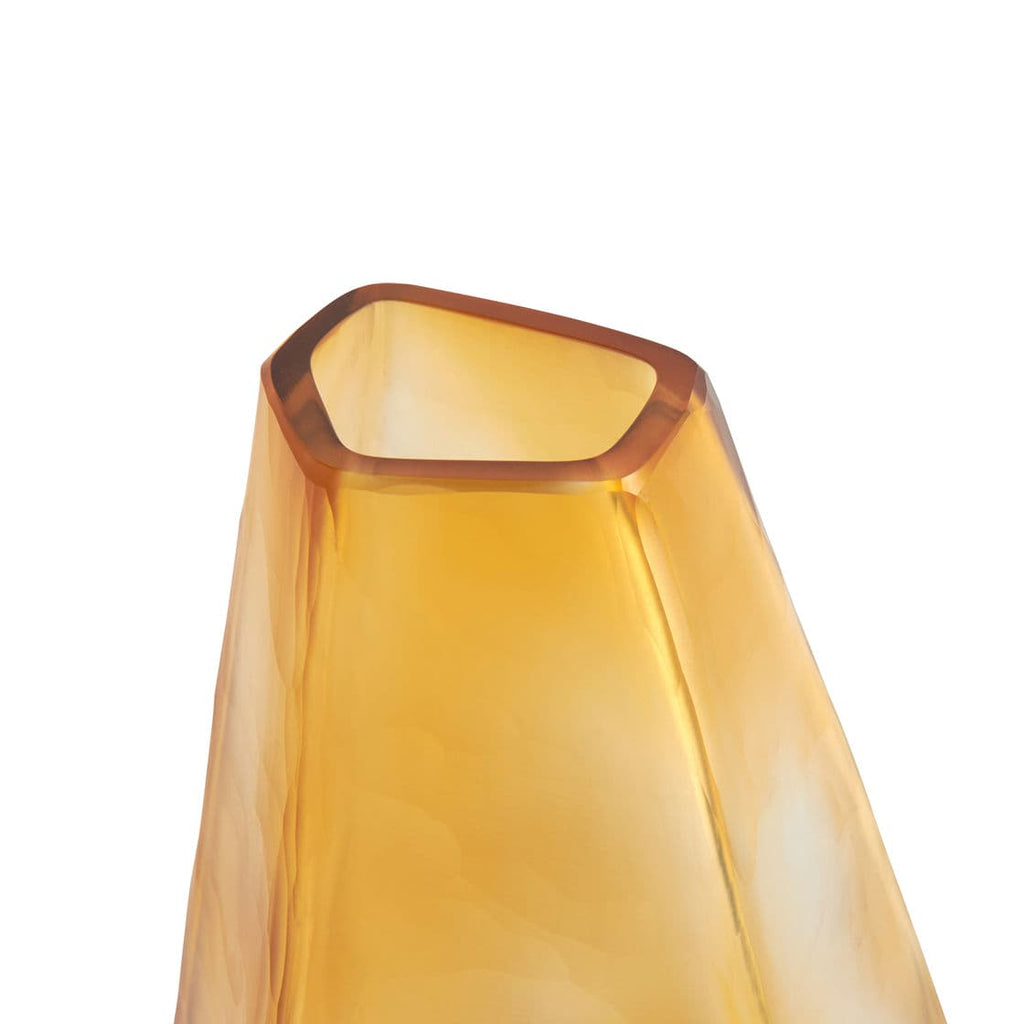 Asscher Vase - Amber