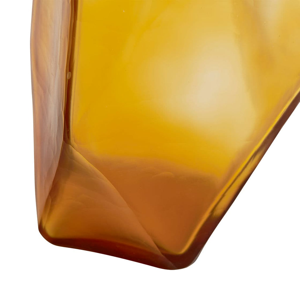 Asscher Vase - Amber