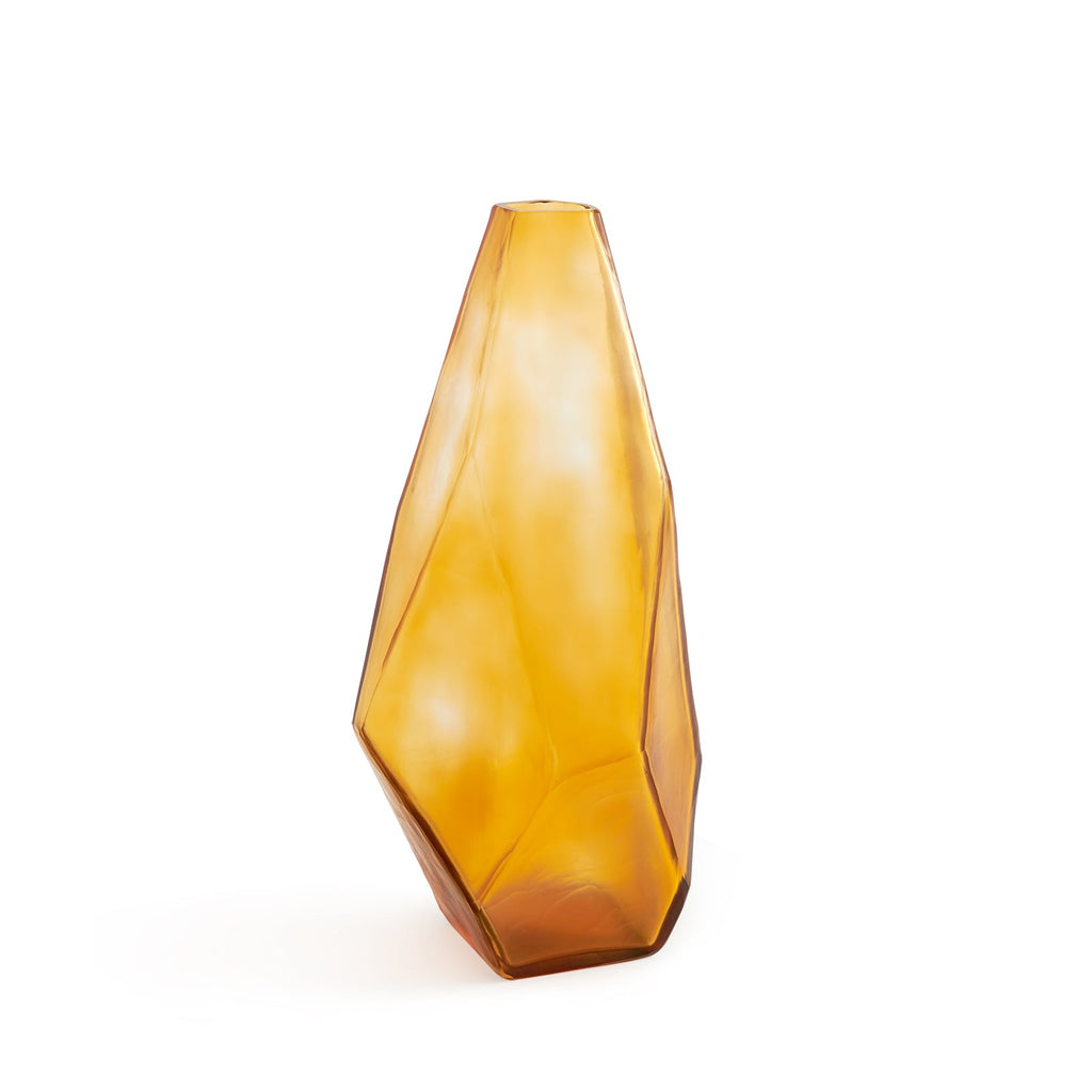 Asscher Vase - Amber