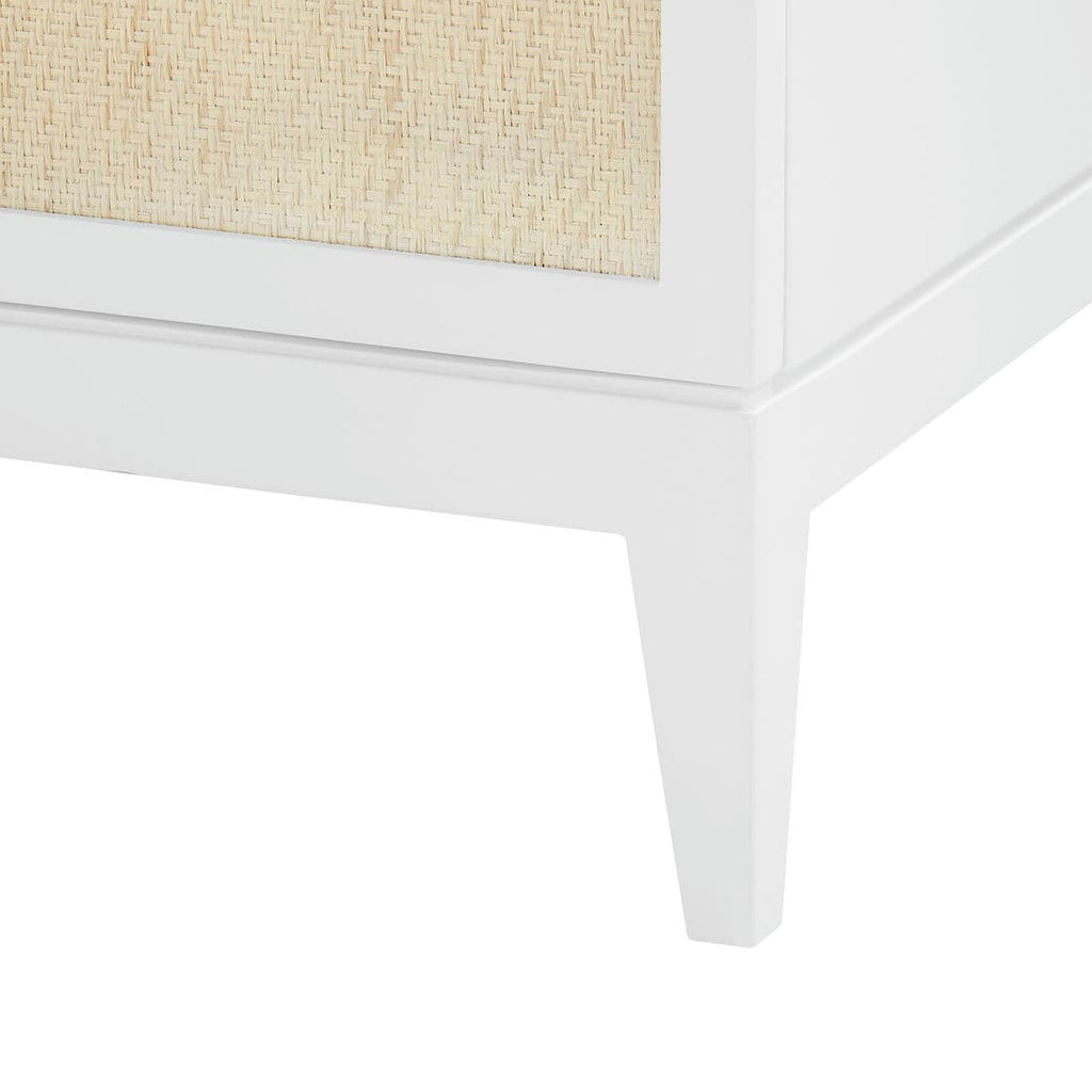 Astor 3-Drawer Side Table - Vanilla