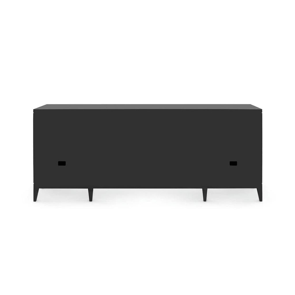 Astor 3-Drawer & 2-Door Cabinet - Flat Black