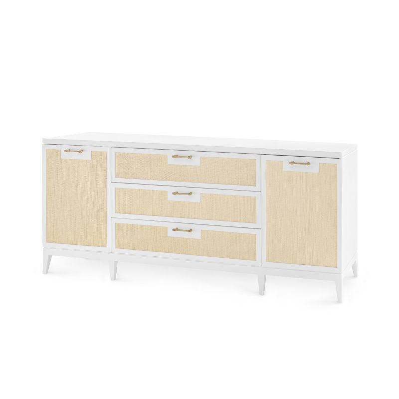 Astor 3-Drawer & 2-Door Cabinet - Vanilla