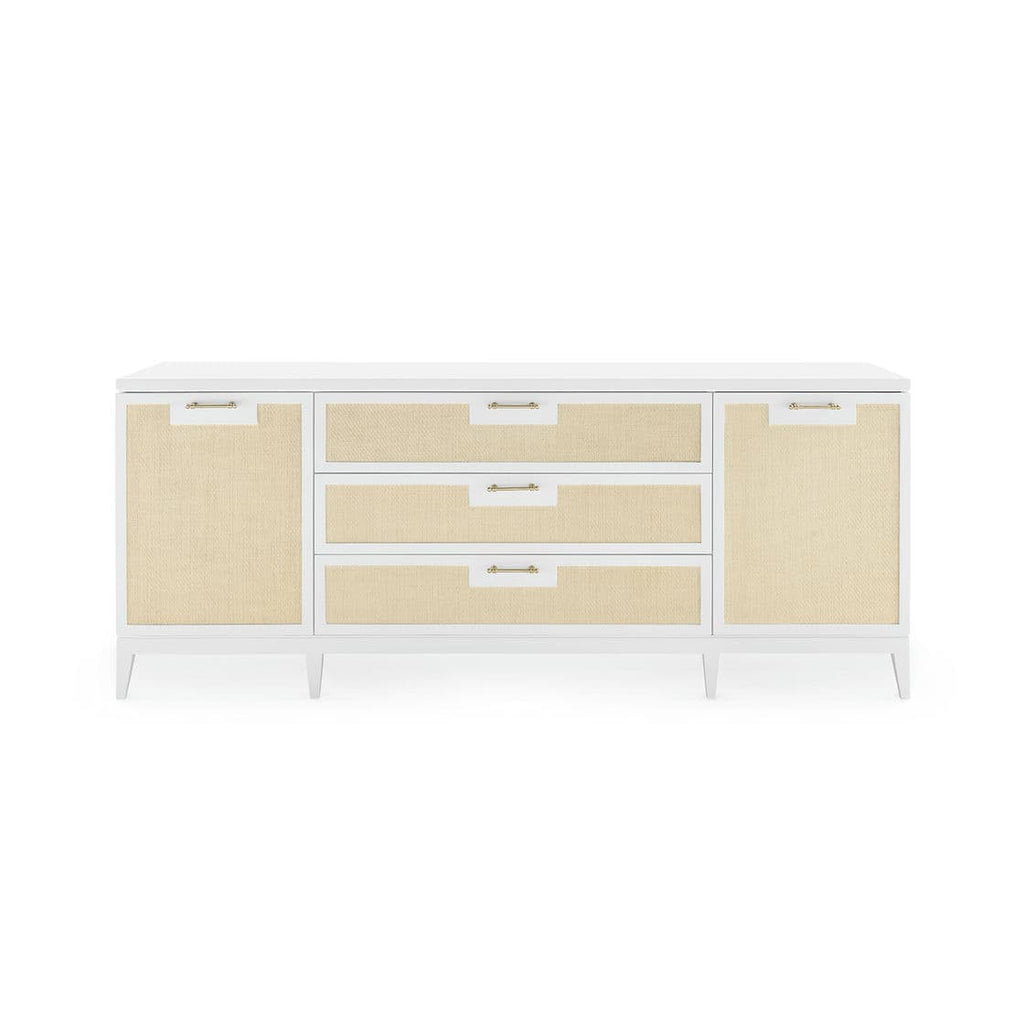 Astor 3-Drawer & 2-Door Cabinet - Vanilla