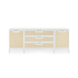 Astor 3-Drawer & 2-Door Cabinet - Vanilla