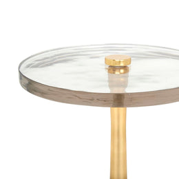 Antonia Side Table - Polished Brass