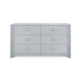 Audrey Extra Large 6-Drawer - Washed Winter Gray