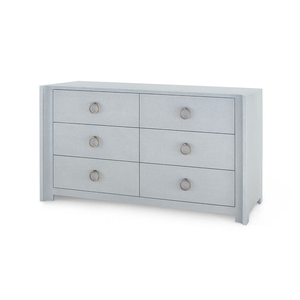 Audrey Extra Large 6-Drawer - Washed Winter Gray