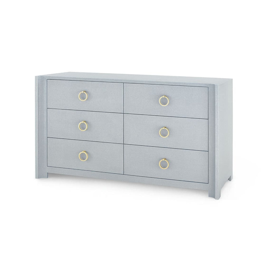 Audrey Extra Large 6-Drawer - Washed Winter Gray