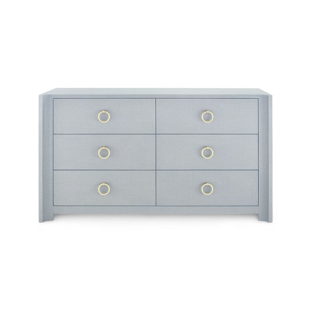 Audrey Extra Large 6-Drawer - Washed Winter Gray