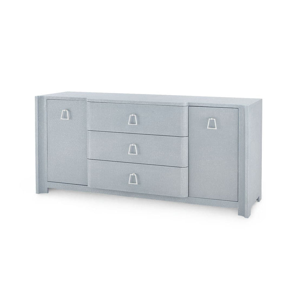 Audrey 3-Drawer & 2-Door Cabinet - Washed Winter Gray