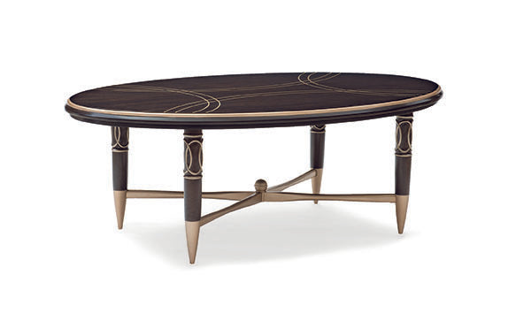 Cocktail Table - Bronzed Ebony, Warm Silver