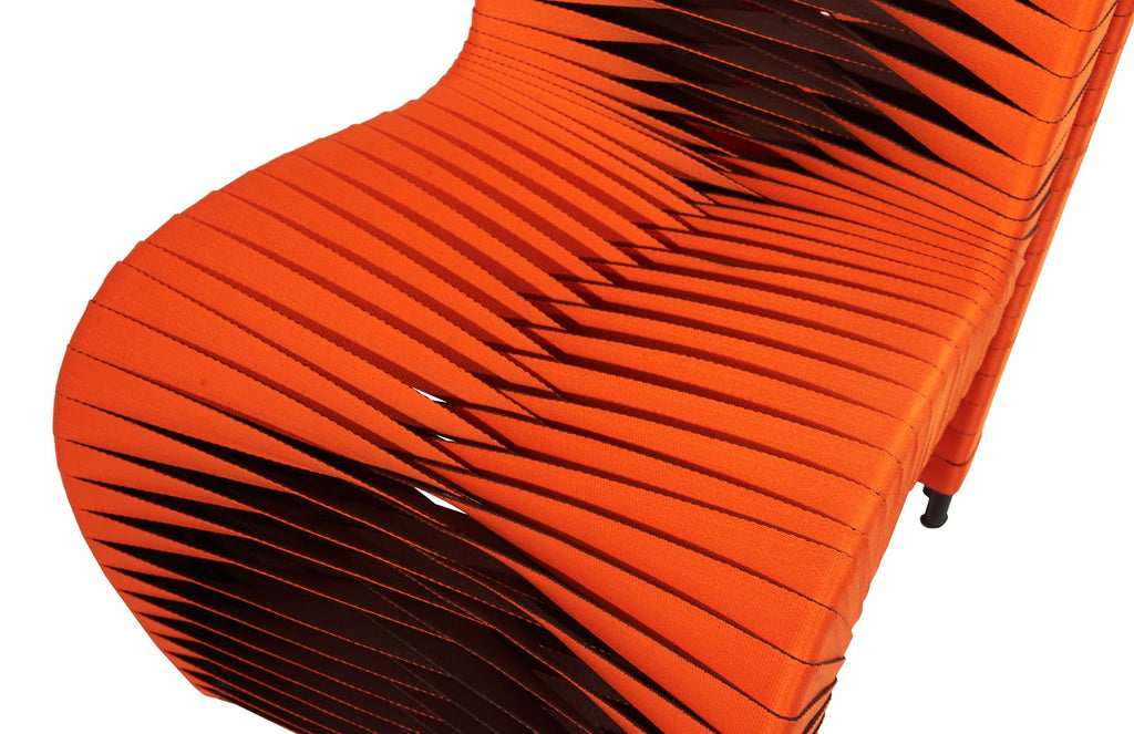 Seat Belt Dining Chair, Orange