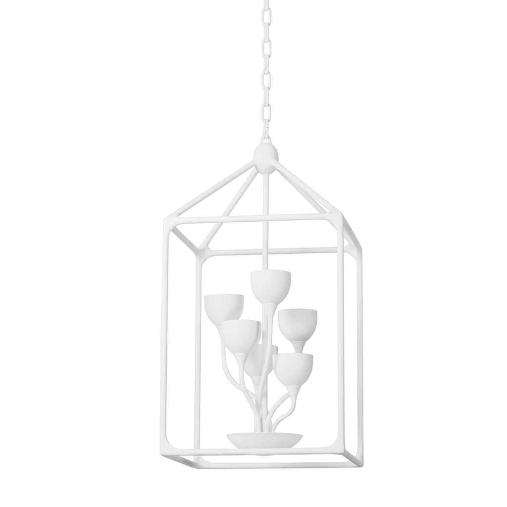 Westwood 8 Light Lantern - Gesso White