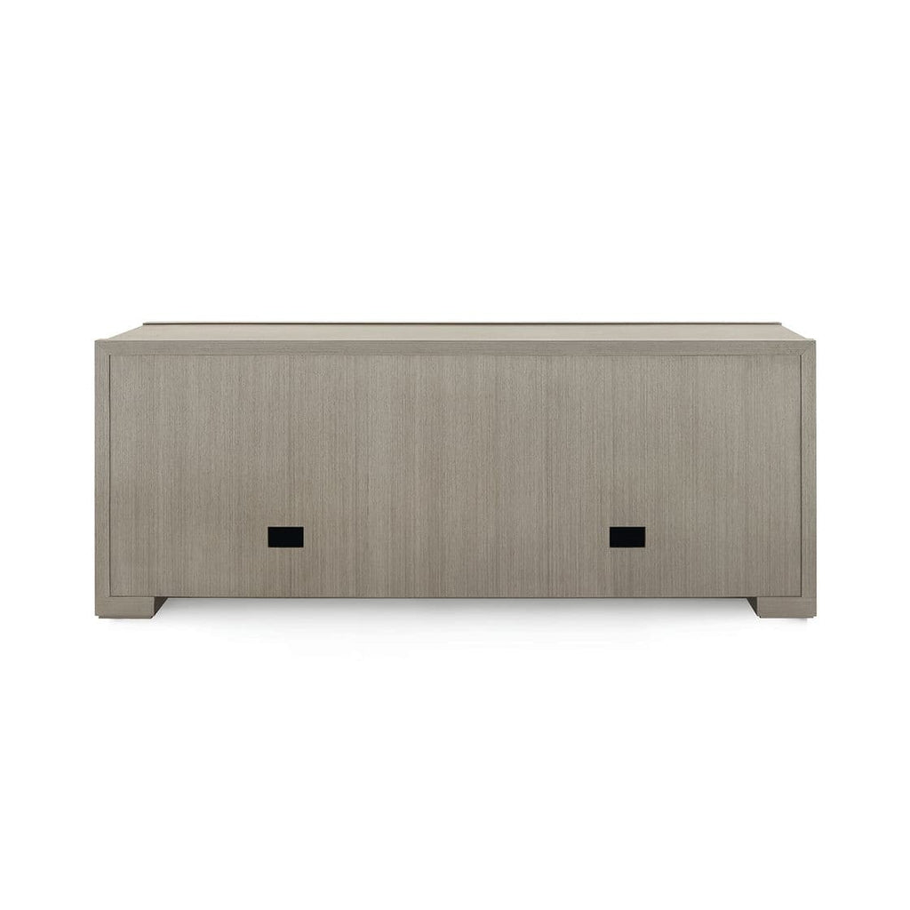 Blake 4-Door Cabinet - Taupe Gray