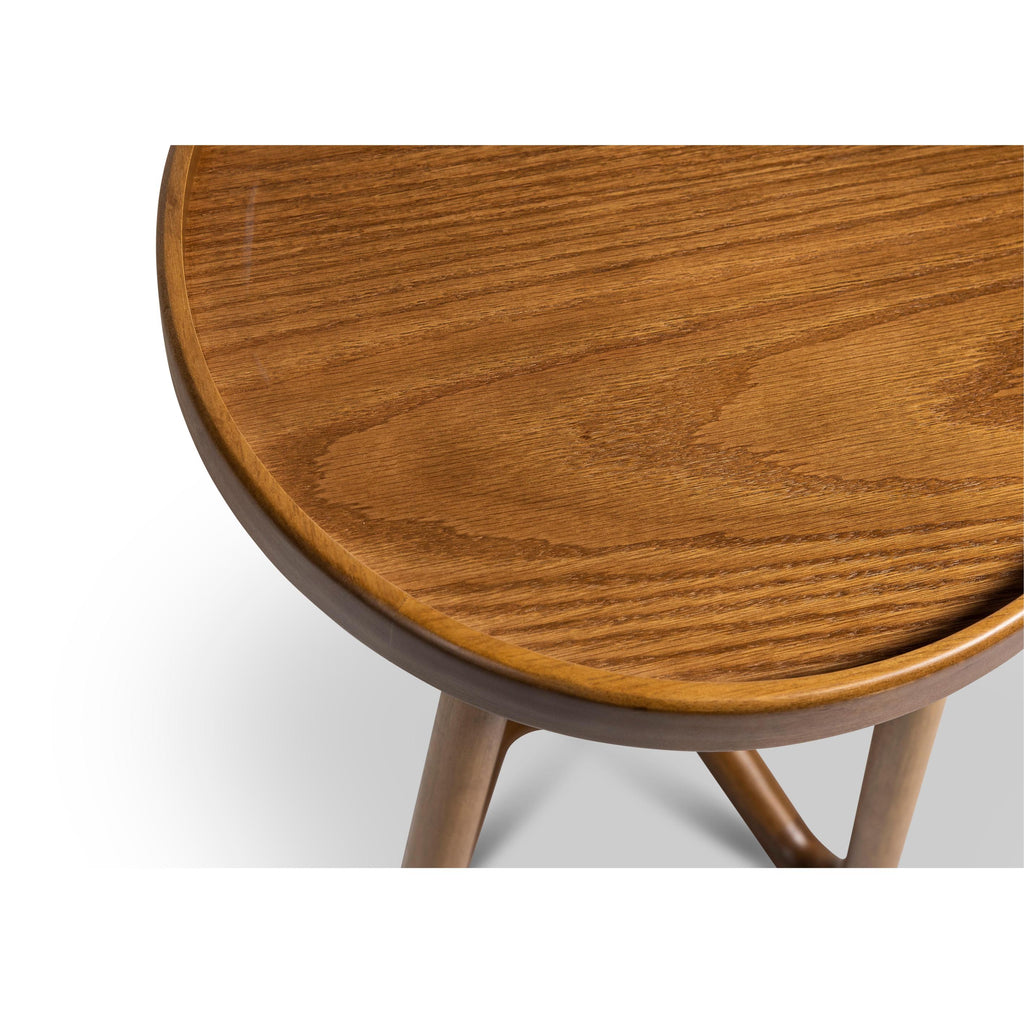 Modern Brazilian Loop End Table