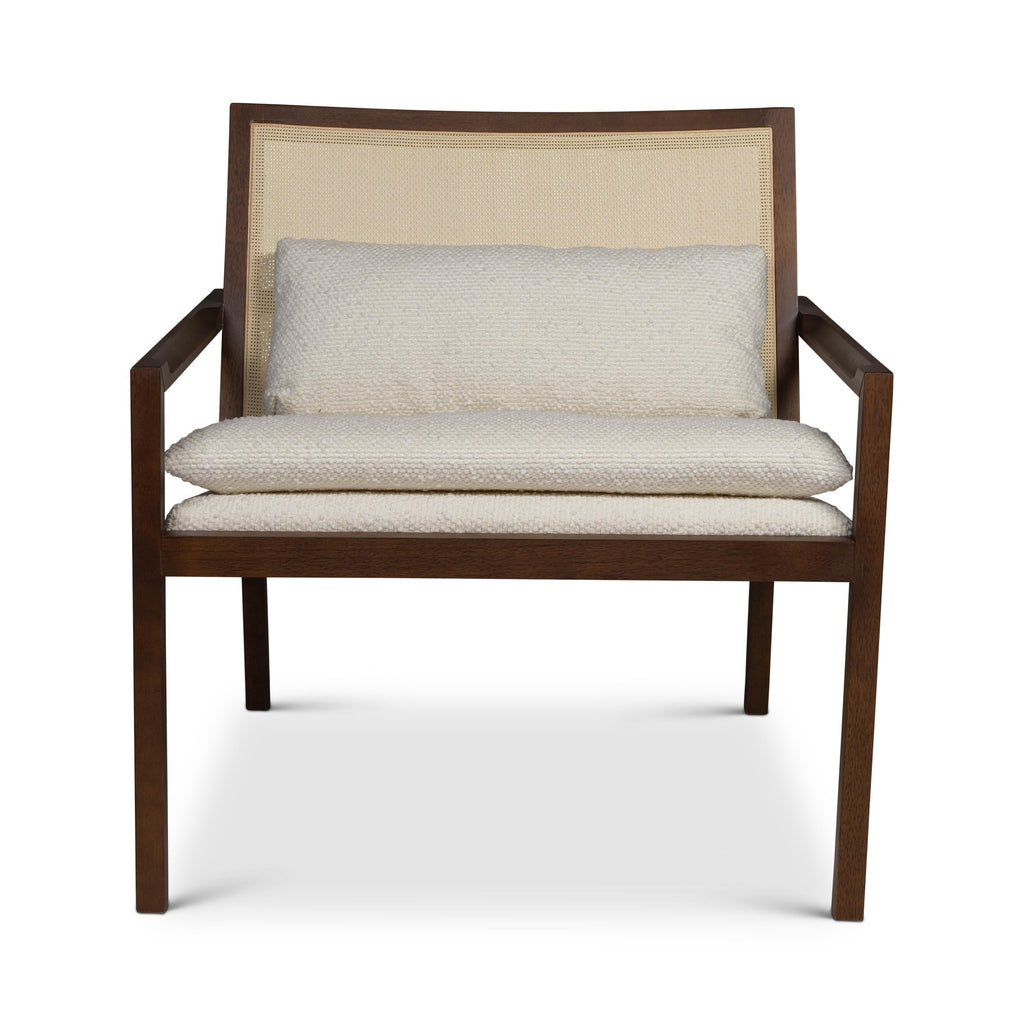 Modern Brazilian Barra Cane Lounge Chair