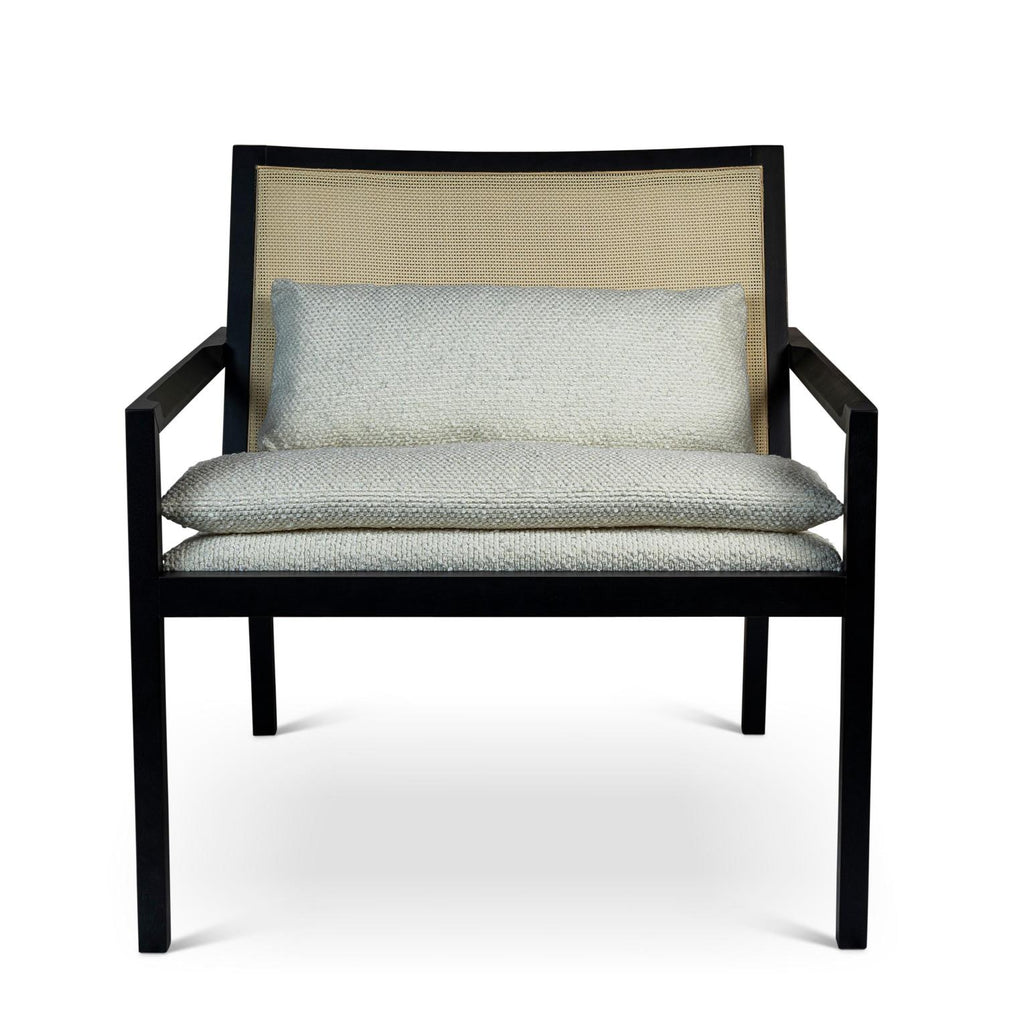 Modern Brazilian Barra Cane Lounge Chair