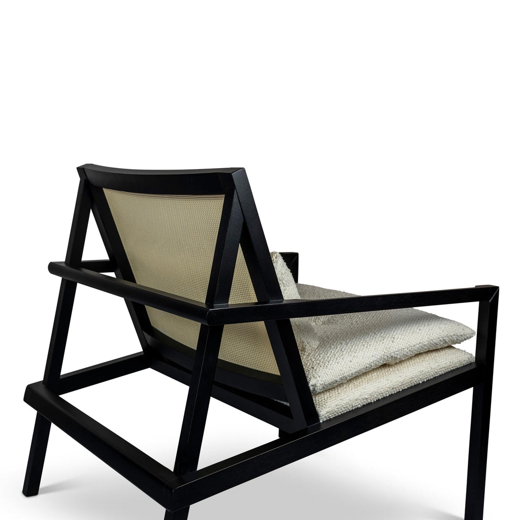 Modern Brazilian Barra Cane Lounge Chair