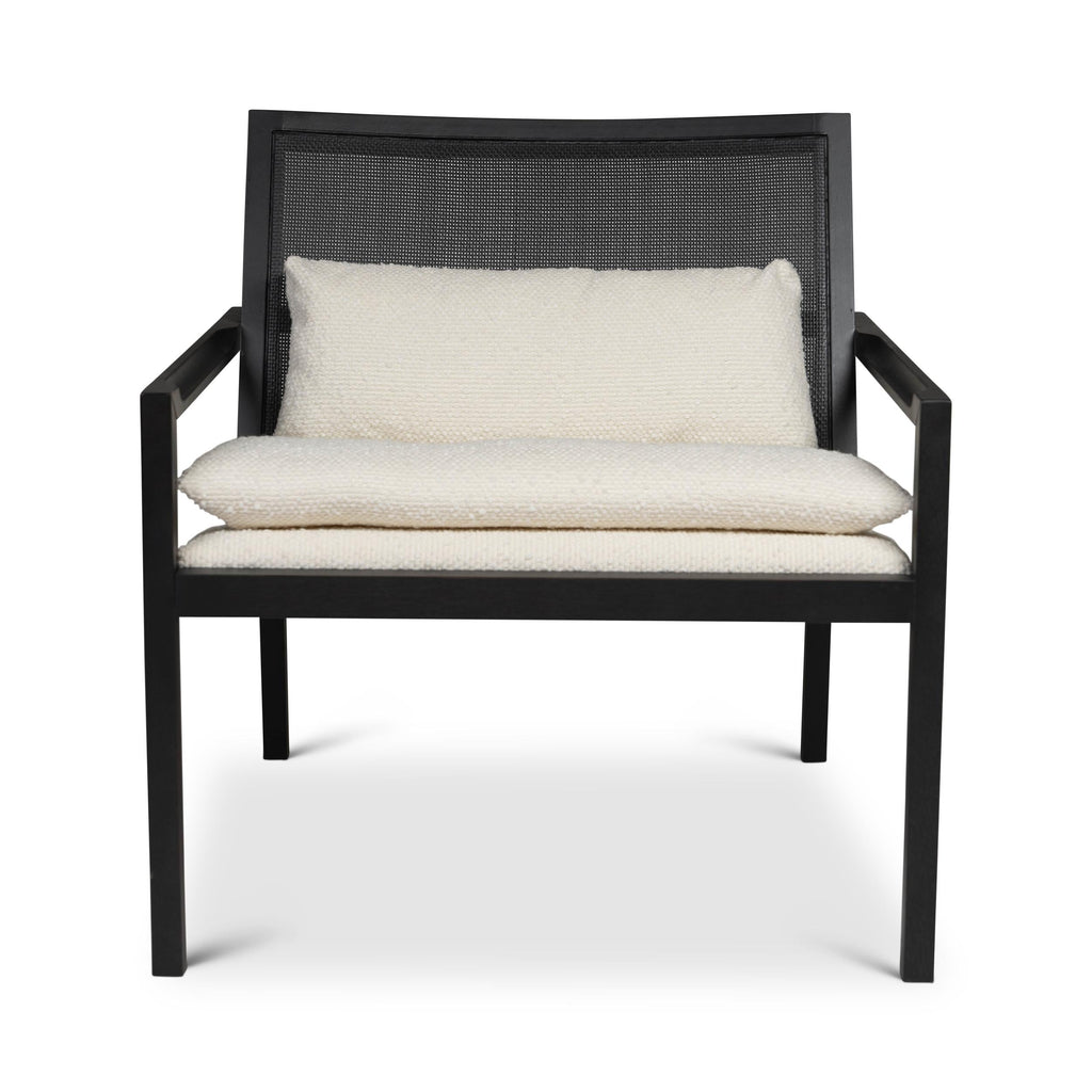 Modern Brazilian Barra Cane Lounge Chair