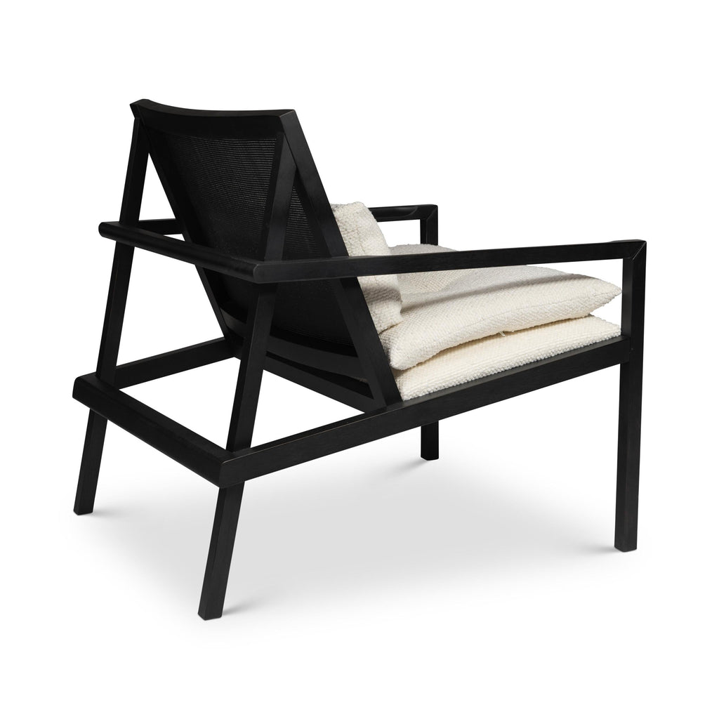 Modern Brazilian Barra Cane Lounge Chair