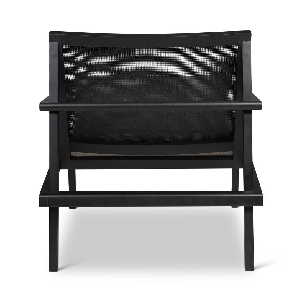 Modern Brazilian Barra Cane Lounge Chair