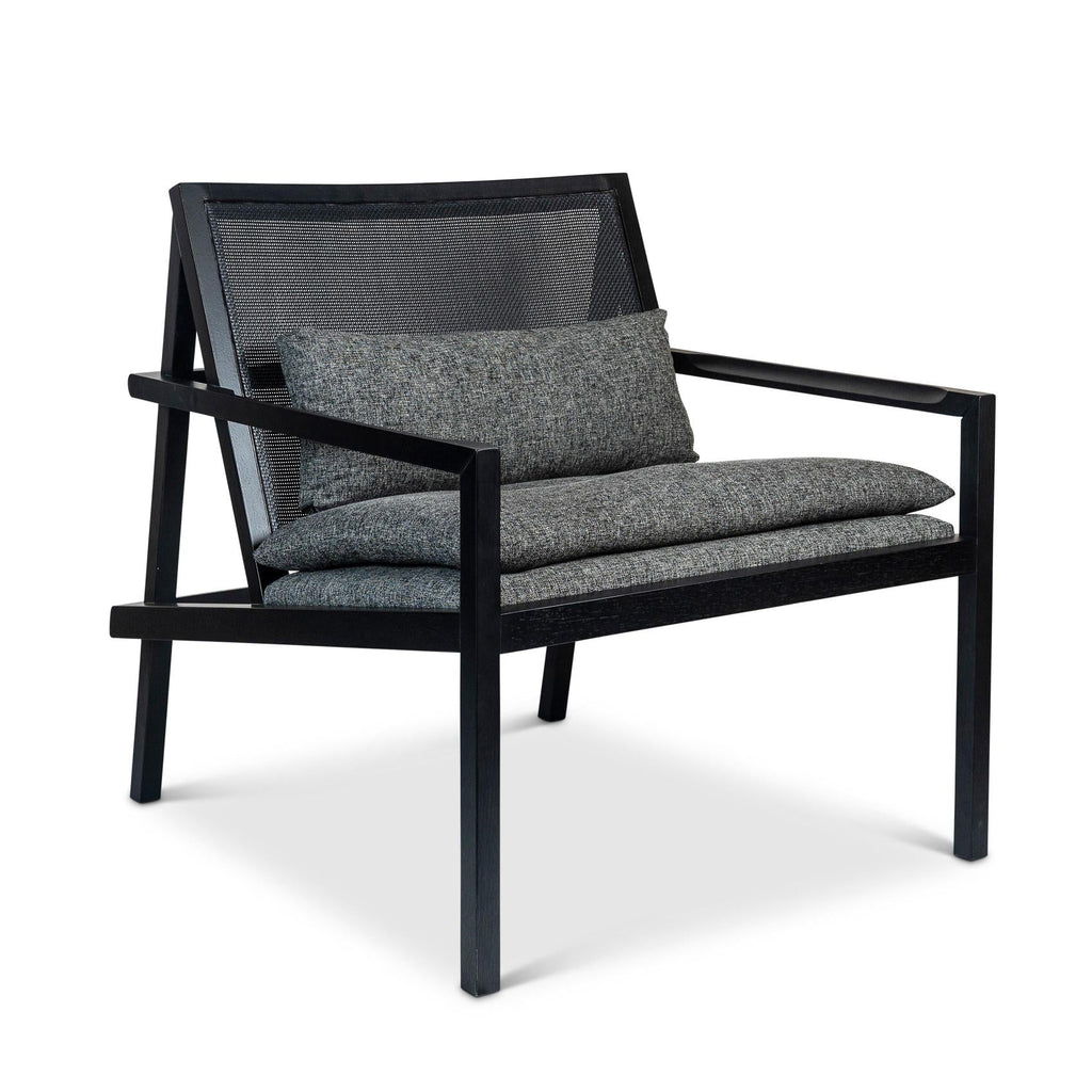 Modern Brazilian Barra Cane Lounge Chair