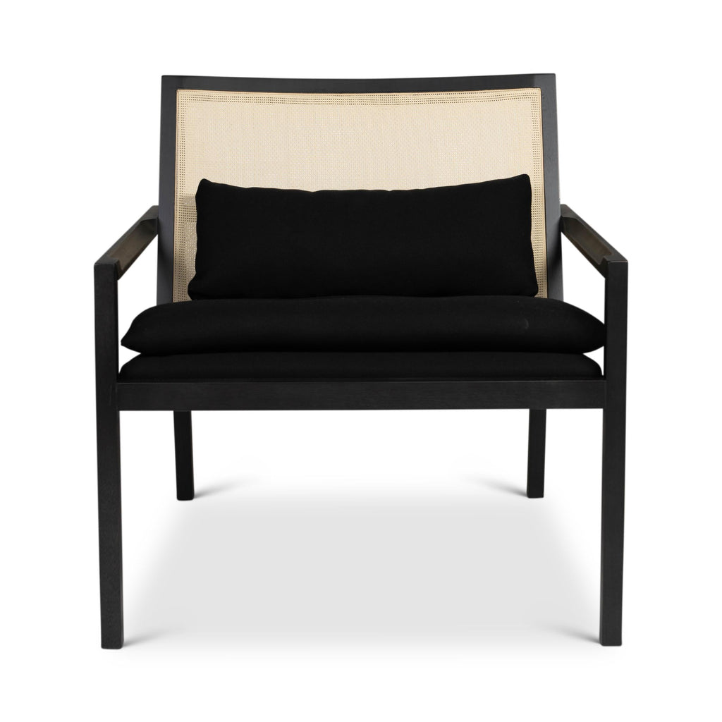 Modern Brazilian Barra Cane Lounge Chair