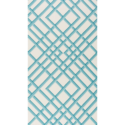 Treillage Sidewall - Aqua (Sample)