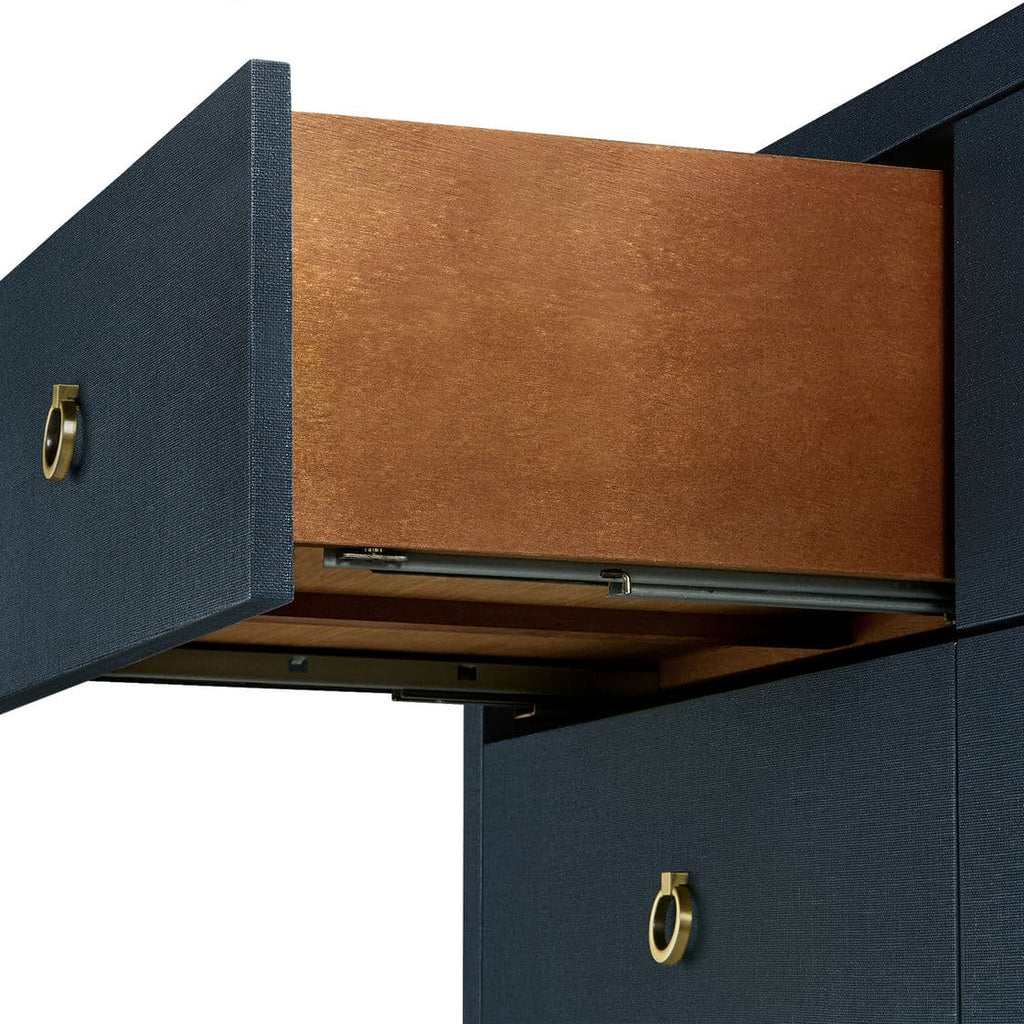 Bryant Linen Extra Large 6-Drawer - Blue Steel