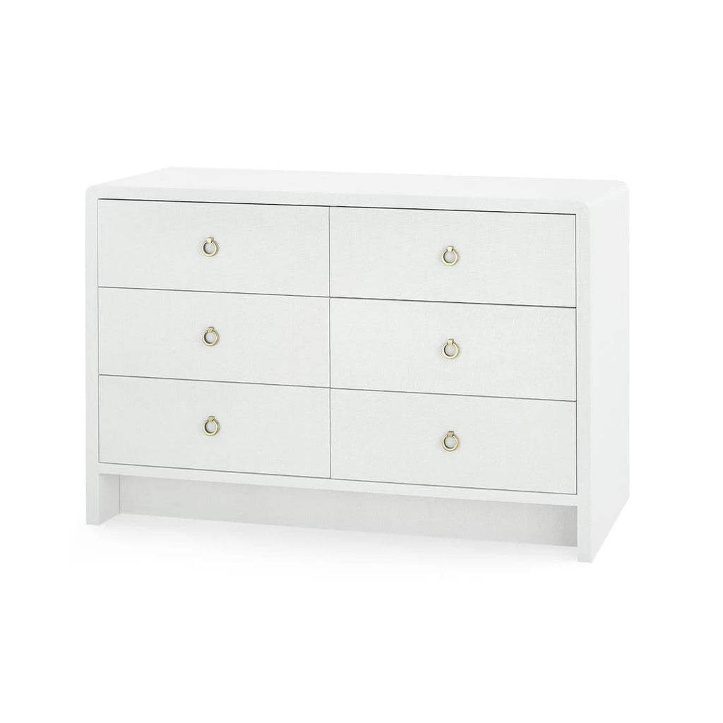 Bryant Linen Extra Large 6-Drawer - Chiffon White