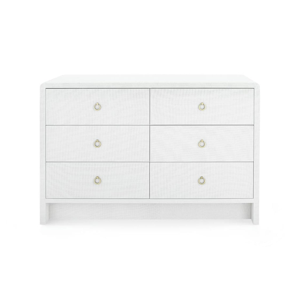 Bryant Linen Extra Large 6-Drawer - Chiffon White