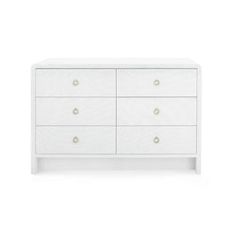 Bryant Linen Extra Large 6-Drawer - Chiffon White