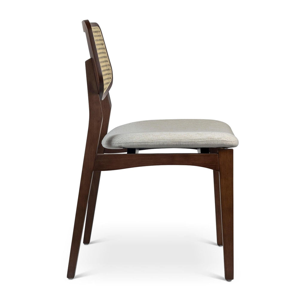 Modern Brazilian Beth Cane Side Chair