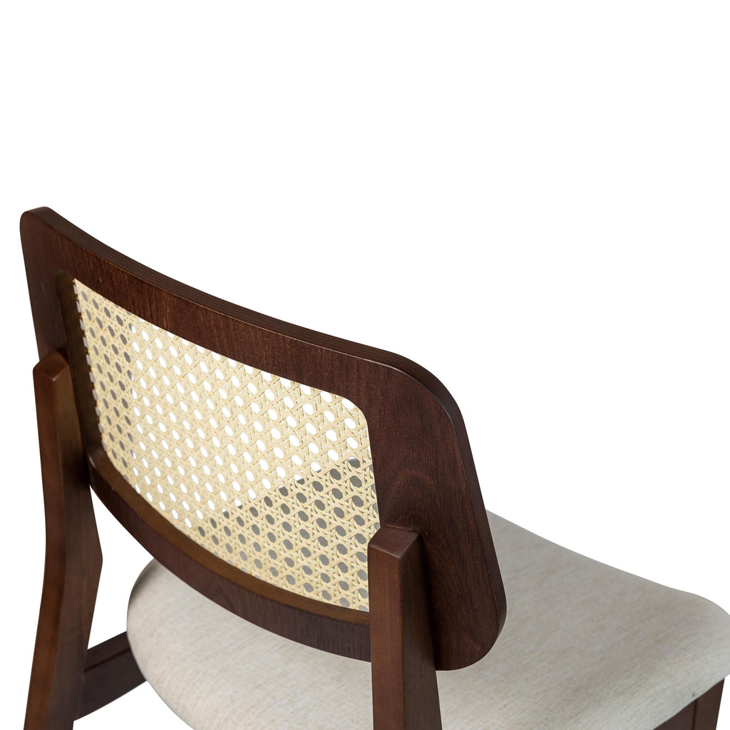 Modern Brazilian Beth Cane Side Chair