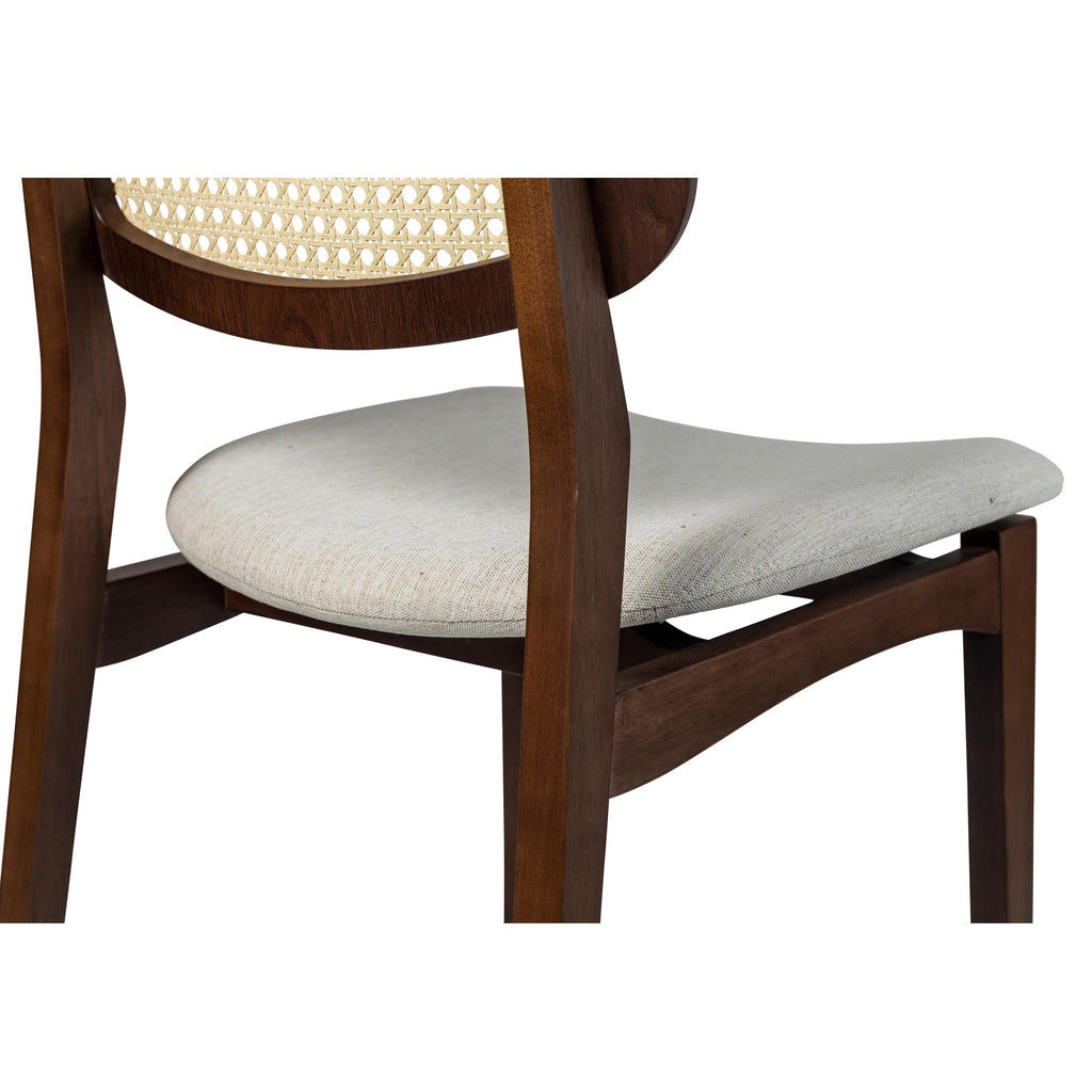 Modern Brazilian Beth Cane Side Chair