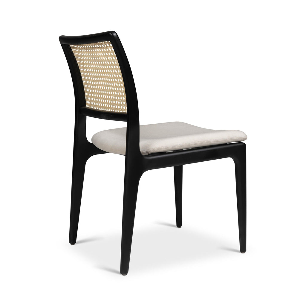 Modern Brazilian Charlotte Cane Side Chair