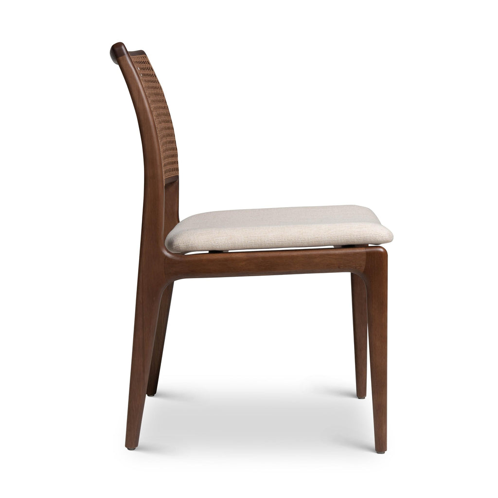 Modern Brazilian Charlotte Cane Side Chair