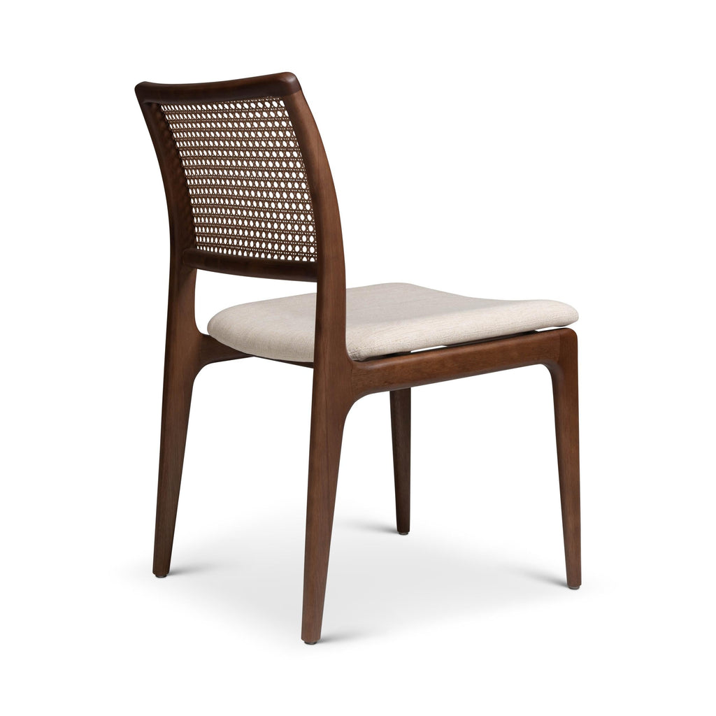 Modern Brazilian Charlotte Cane Side Chair